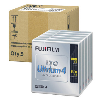 富士フイルム LTO Ultrium4 データカートリッジ 800GB LTO FB UL-4 800G UX5 1パック(5巻)