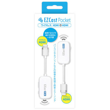 プリンストン EZCastPocket ワイヤレスHDMI to HDMI ホワイト EZCASTPOCKET-H1R1 1パック