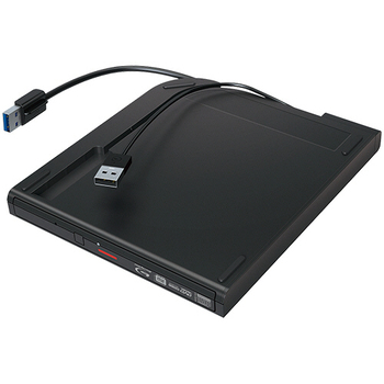 バッファロー USB3.2(Gen1)対応 ポータブルブルーレイドライブ 書込みソフト付属 ブラック BRXL-PTV6U3-BKA 1台