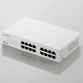 エレコム 100BASE-TX対応 スイッチングハブ 16ポート メタル筐体 ホワイト EHC-F16MN-HW 1セット(3台)