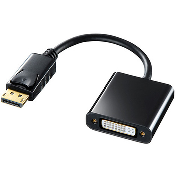 サンワサプライ DisplayPort-DVI変換アダプタ AD-DPDVA01 1個
