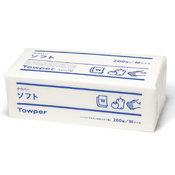 日本製紙クレシア タウパー ソフトM 2枚重ね 200組 1パック