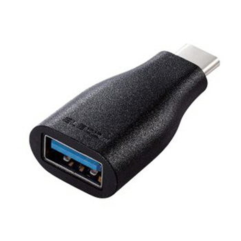 エレコム USB3.1アダプター(Type-C-Standard-A) ブラック MPA-AFCMADBK 1個