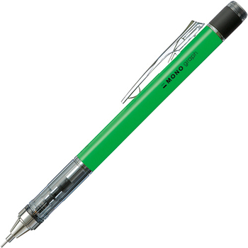 トンボ鉛筆 シャープペンシル モノグラフネオン 0.5mm (軸色:ネオングリーン) DPA-134E 1本