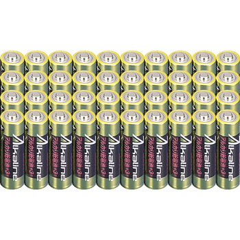 メモレックス・テレックス アルカリ乾電池 単3形 LR6/1.5V40S 1セット(400本:40本×10パック)