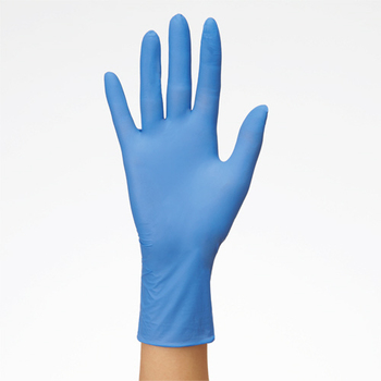 川西工業 ニトリル 使いきり手袋 粉なし S ブルー #2060 1箱(250枚)