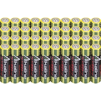 メモレックス・テレックス アルカリ乾電池 単4形 LR03/1.5V40S 1セット(400本:40本×10パック)