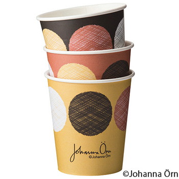 TANOSEE 紙コップ Dotty(ドッティ) 150mL(5オンス) 1セット(3200個:80個×40パック)