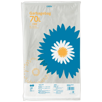 TANOSEE ゴミ袋 半透明 70L 1セット(400枚:20枚×20パック)