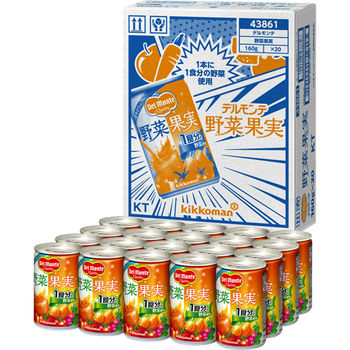 キッコーマン デルモンテ 野菜果実 160g 缶 1ケース(20本)
