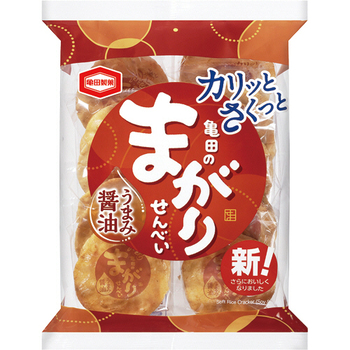 亀田製菓 まがりせんべい 1パック(16枚:2枚×8袋)