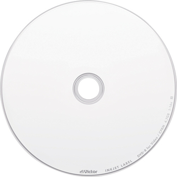 JVC 録画用DVD-R 120分 1-16倍速 ホワイトワイドプリンタブル 5mmスリムケース VHR12JP10J1 1パック(10枚)