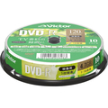 JVC 録画用DVD-R 120分 1-16倍速 ホワイトワイドプリンタブル スピンドルケース VHR12JP10SJ1 1パック(10枚)