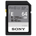 ソニー SDXC UHS-II メモリーカード 64GB Class10 SF-E64A 1枚