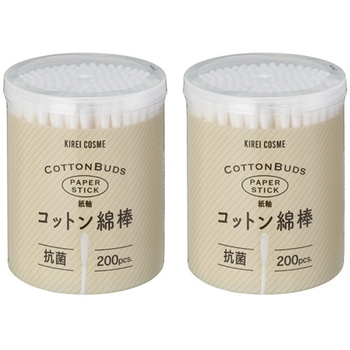 サンクラウド コットン綿棒 1パック(400本:200本×2個)