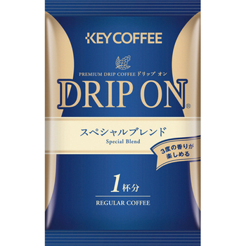 キーコーヒー KEY DOORS+ ドリップオン スペシャルブレンド 8g 1セット(90袋:30袋×3箱)