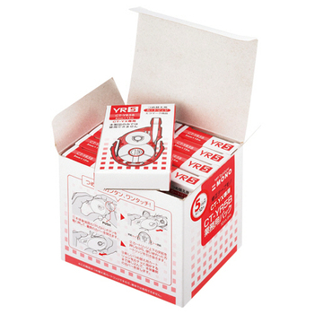 トンボ鉛筆 修正テープ モノYX用カートリッジYR5 紙箱入り 5mm幅×12m 赤 CT-YR5B 1セット(10個)