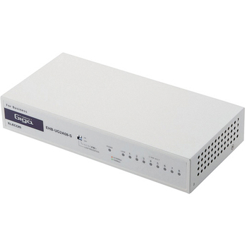 エレコム 1000BASE-T対応 スイッチングハブ 8ポート メタル筐体 ホワイト RoHS指令準拠(10物質) EHB-UG2A08-S 1セット(3台)