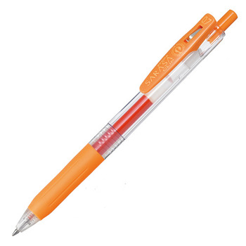ゼブラ ジェルボールペン サラサクリップ 0.7mm オレンジ JJB15-OR 1本