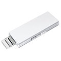 バーベイタム USBメモリー フリーデザインタイプ 8GB ホワイト インデックスラベル付 業務用パック USBF8GVW1C 1パック(10個)