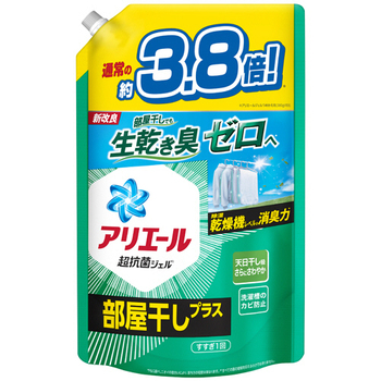 P&G アリエールジェル 部屋干しプラス つめかえ用 ウルトラジャンボ 1.48kg 1パック