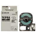 キングジム テプラ PRO テープカートリッジ 18mm 透明/白文字 ST18S 1個