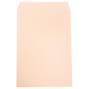 ハート 透けないカラー封筒 角2 パステルピンク 100g/m2 〒枠なし XEP492 1セット(500枚:100枚×5パック)