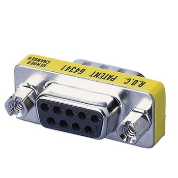 エレコム 超小型アダプタ D-Sub9pinオス-メス AD-D9MF 1個