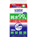 日本製紙クレシア スコッティ ウェットティシュー 純水99% つめかえ用 1パック(130枚)