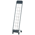 トヨダプロダクツ パンフレットスタンド 1列7段 A4サイズ サテンブラック LAR-107PS(SK) 1台