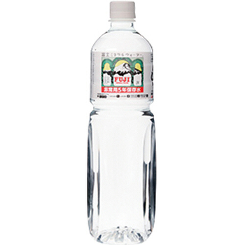 富士ミネラルウォーター 非常用5年保存水 1L ペットボトル 1セット(60本:12本×5ケース)