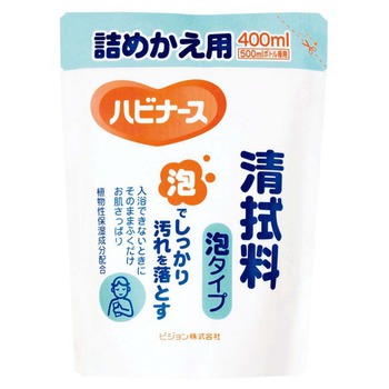 ピジョン ハビナース 清拭料(泡タイプ) 詰めかえ用 400ml 1個