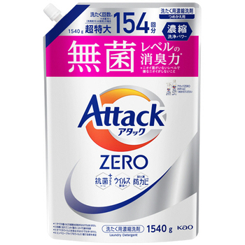 花王 アタックZERO つめかえ用 1540g 1個