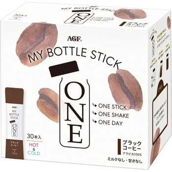味の素AGF マイボトルスティックワン ブラックコーヒー 1セット(90本:30本×3箱)