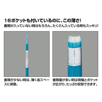 コクヨ 取扱説明書ファイル(ノビータ) A4タテ 16ポケット 黒 ラ-NVT520D 1冊