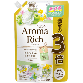 ライオン ソフラン アロマリッチ エリー つめかえ用 特大 1200ml 1パック