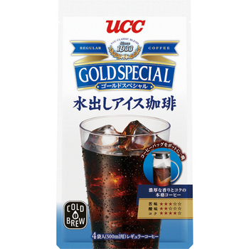 UCC ゴールドスペシャル コーヒーバッグ 水出しアイスコーヒー 1セット(12バッグ:4バッグ×3袋)