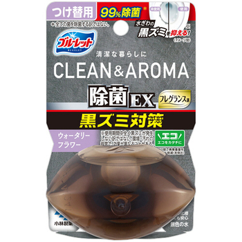 小林製薬 液体ブルーレットおくだけ 除菌EX フレグランス クリーン&アロマウォータリーフラワー つけ替用 67mL 1個