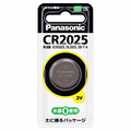 パナソニック コイン形リチウム電池 3V CR2025P 1個