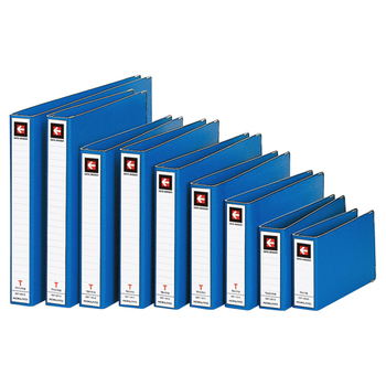コクヨ データバインダーT(バースト用・レギュラータイプ) T4.5×Y10 9穴 280枚収容 青 EBT-0910 1セット(10冊)