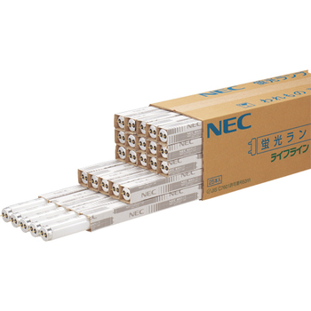 NEC 蛍光ランプ ライフラインII 直管ラピッドスタート形 20W形 昼光色 FLR20SDM/4K-L 1パック(4本)