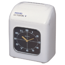 アマノ 電子タイムレコーダー ホワイト EX3000Nc-W 1台