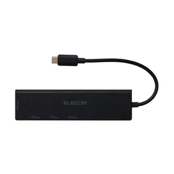 エレコム USB Type-C 6ポートUSBハブ(10Gbps) ブラック U3HC-H060BK 1個