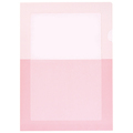 コクヨ ペーパーホルダー(オール紙)(窓付き) A4 ピンク フ-RKM750P 1パック(5枚)