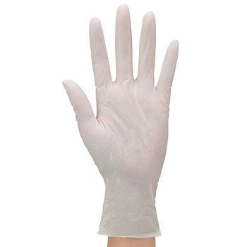 エステー モデルローブ No.981 ニトリル使いきり手袋(粉付) M ホワイト 1セット(300枚:100枚×3箱)