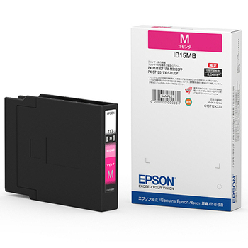 エプソン インクカートリッジ マゼンタ Lサイズ IB15MB 1個