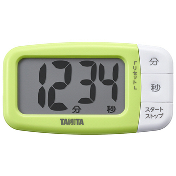 タニタ 抗菌でか見えタイマー アボカドグリーン TD-430-GR 1個
