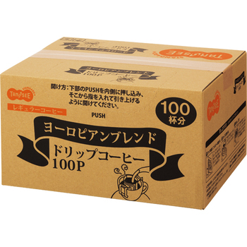 TANOSEE オリジナルドリップコーヒー ヨーロピアンブレンド 8g 1箱(100袋)