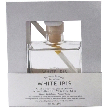 三和トレーディング Re:White ファイバー&アルコールフリーディフューザー ホワイトアイリス 100mL 1個