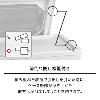 天馬 Fits フィッツケース FC40-4020 ホワイトクリア 1個